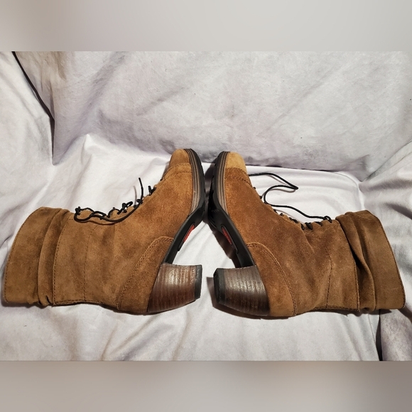 Wolky lace up suede boot dhofar size 38/7 - Picture 4 of 9